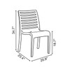 Grosfillex - Astoria Teakwood Sidechair (16 Pack) - UT944008