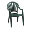 Grosfillex - Pacific Amazon Green Fanback Armchair (4 Pack) - US092078