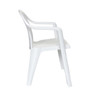 Grosfillex - Miami White Lowback Armchair (16 Pack) - US282304
