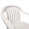 Grosfillex - Miami White Lowback Armchair (16 Pack) - US282304
