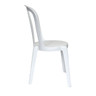 Grosfillex - Miami White Bistro Sidechair (4 Pack) - US495004
