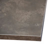 Grosfillex - VanGuard 36" x 36" Dark Concrete Exterior Tabletop - US36D744