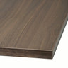 Grosfillex - VanGuard 48" x 32" Dark Oak Exterior Tabletop - US48D883