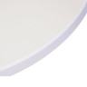 Grosfillex - 42" Round White Molded Melamine Tabletop w/ Umbrella Hole - UT255004
