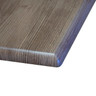 Grosfillex - 48" x 32" Aged Oak Molded Melamine Tabletop - UT270742
