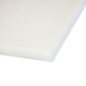 Grosfillex - 48" x 32" White Molded Melamine Tabletop w/ Umbrella Hole - UT275004