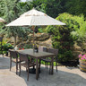 Grosfillex - Sigma 48" x 34" Fusion Bronze Dining Height Table - US929599