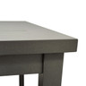 Grosfillex - Sigma 69" x 39" Volcanic Black Dining Height Table - US932288