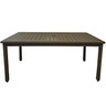 Grosfillex - Sigma 69" x 39" Fusion Bronze Dining Height Table - US932599