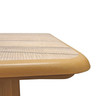 Grosfillex - Aquaba 32" Sawcut/Teakwood Square Dining Height Folding Table (Set of 2) - US744008