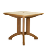 Grosfillex - Aquaba 32" Sawcut/Teakwood Square Dining Height Folding Table (Set of 2) - US744008