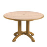Grosfillex - Aquaba 48" Sawcut/Teakwood Round Dining Height Table - US481008