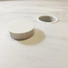 Grosfillex - Aquaba 48" White Marble/White Round Dining Height Table - US481004