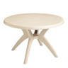 Grosfillex - Ibiza 46" Sand Round Dining Height Table - US526766