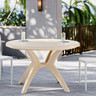 Grosfillex - Ibiza 46" Sand Round Dining Height Table - US526766
