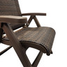 Grosfillex - Java Bronze All-Weather Wicker Folding Armchair (2 Pack) - UT071037