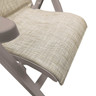 Grosfillex - Jamaica Beach Straw/French Taupe Beach Folding Armchair (2 Pack) - UT091181