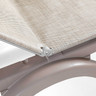 Grosfillex - Jamaica Beach Straw/French Taupe Chaise Lounge (16 Pack) - UT116181