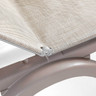 Grosfillex - Jamaica Beach Straw/French Taupe Chaise Lounge (2 Pack) - UT787181
