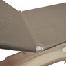 Grosfillex - Jamaica Beach Taupe Universal Replacement Sling for Chaise Lounge - US783181