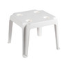 Grosfillex - Oasis White 18" x 18" Low Table w/ Cupholders (Set of 14) - 99018004