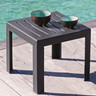 Grosfillex - Bahia Charcoal 16" x 16" Low Table - CT052002