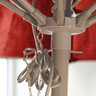 Grosfillex - Windmaster Logo Red 7.5' Round Umbrella - 98366631