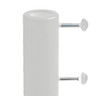 Grosfillex - 35 lb White Umbrella Base w/ 10" Stem - US600604