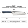 Shun - 7" Shiranami Santoku