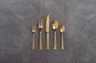 Folio - 8.1" Hartman Brushed Gold Stainless Steel Dinner Fork (12 Per Case) - 5765SX021