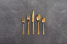 Folio - 6.75" Hartman Brushed Gold Stainless Steel Dessert / Salad Fork (12 Per Case) - 5765SX023