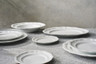 Folio - 13" x 10.5" Adelina Porcelain Oval Rim Platter (12 Per Case) - 6252FP817