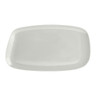 Folio - 18.5" x 10.5" Alpha Ceram Buffet White Rectangle Platter (4 Per Case) - 6958E6135