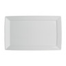 Royal Porcelain - 11.3" x 7" Tahara White Rim Rectangle Platter (12 Per Case) - 61103ST0415