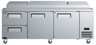 EFI Sales - 93" Stainless Steel  Pizza Prep Table w/ 2 Solid Swing Doors & 2 Drawers - CPDW2-93VC