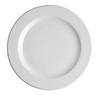 Royal Porcelain - 10.25" Avalon White Rim Plate (12 Per Case) - 61131ST0253