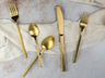 Varick - Lissome 6.1" Brushed Gold Teaspoon (12 Per Case) - 5717GP001