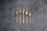 Varick - Lissome 7.1" Brushed Gold Oval Bowl Soup / Dessert Spoon (12 Per Case) - 5717GP003