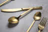 Varick - Lissome 7.25" Brushed Gold Dessert / Salad Fork (12 Per Case) - 5717GP023