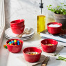 Henckels -  6Pc Cherry Red  Ramekin Set (FINAL SALE)