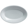 Varick - Cafe Porcelain Classic Cafe 13.75" x 9" White Oval Platter NR (12 Per Case) - 6900E519