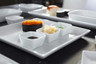 Varick - Cafe Porcelain Pub 12" x 12" White Square Plate (12 Per Case) - 6900E537