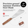 Artaste - 6.5" Wood Handle Fish Spatula