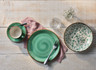 Steelite - Craft 4.6" Aqua Double Wall Saucer (12 Per Case) - 12130165