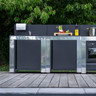 ENO - MODULO FELIX 23.5" Black Back Splash for Cart - MOD1910