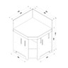 ENO - MODULO Cargo Grey Corner Cabinet - PMOD7008