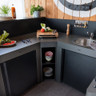 ENO - MODULO Cargo Grey Corner Cabinet - PMOD7008