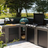 ENO - MODULO Cargo Grey Corner Cabinet for Kamado - PMOD7009