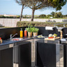 ENO - MODULO Black & Stainless Corner Tray - MOD1585