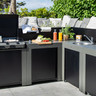 ENO - MODULO 4 Stainless Backsplash Accessory - MOD2301